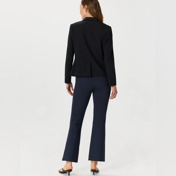 Quince Women’s Ultra-Stretch Ponte Bootcut Pants Navy - Picture 3 of 11